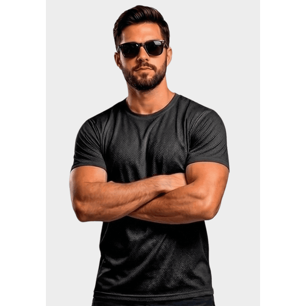 Camiseta Dry-Fit Masculino - Preto