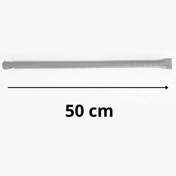 Queimador reto 50 cm a gás para fogão e forno industrial 