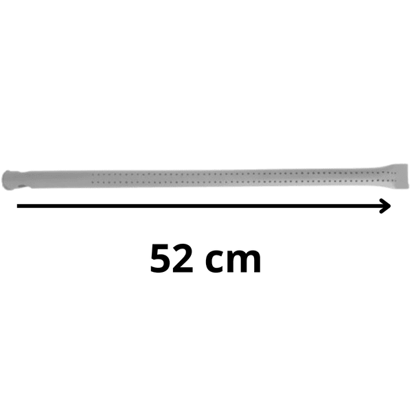 Tubo Queimador Gás Forno Lastro Ou Guilhotina Longo 52cm