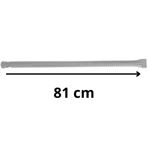 Tubo Queimador Gás Forno Lastro Ou Guilhotina Longo 81cm