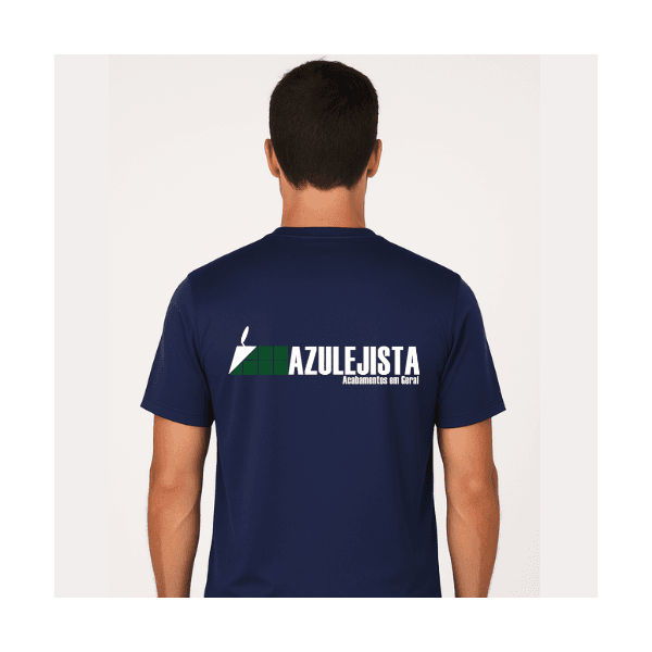 Camiseta Manga Curta de Uniforme para Azulejista 