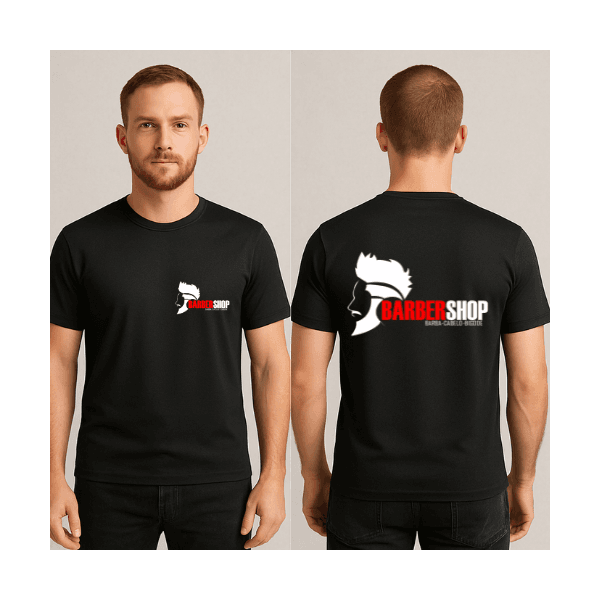 Camiseta Manga Curta de uniforme para BARBER SHOP
