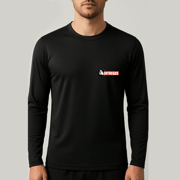 Camiseta Manga Longa Uniforme para Entregas ou Entregador