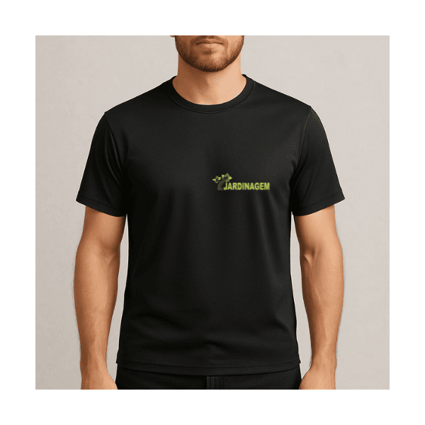 Camiseta Manga Curta de Uniforme para Jardineiro e Jardinagem