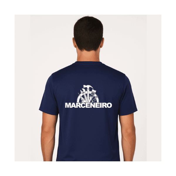 Camiseta Manga Curta de Uniforme para Marceneiro