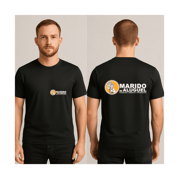 Camiseta Manga Curta de Uniforme para Marido de Aluguel