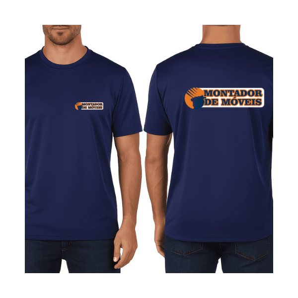 Camiseta Manga Curta de Uniforme para Montador de Móveis