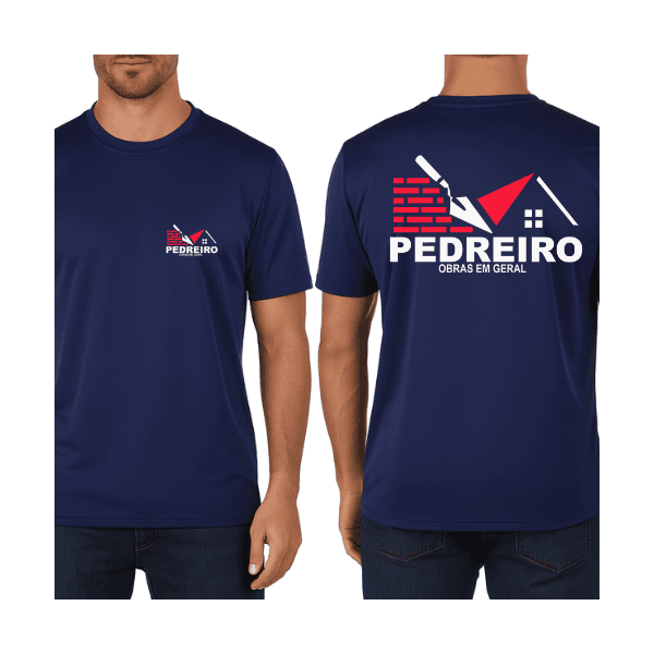 Camiseta Uniforme personalizada para Pedreiro 