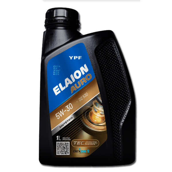 Óleo 5W-30 YPF ELAION AURO D2 530 100% Sintético API SN (1 LT)