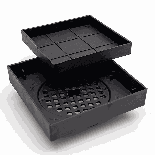 RALO INVISIVEL QUADRADO 11X11 PRETO