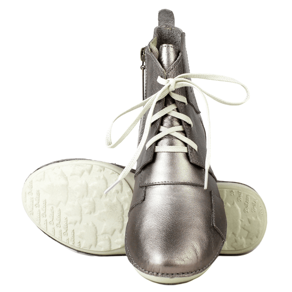 Bota Ortopédica de Couro Legítimo com Palmilha em Gel - ONIX - Sola Off (AL001) 