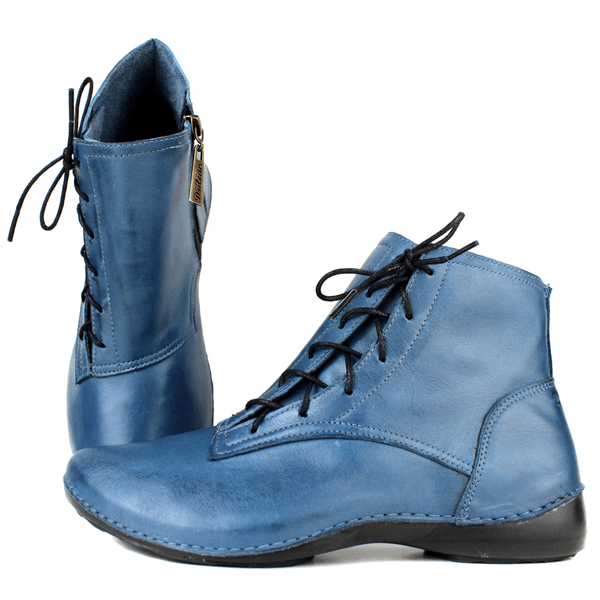 Bota Ortopédica Feminina em Couro Legítimo com Pal... - Drilean