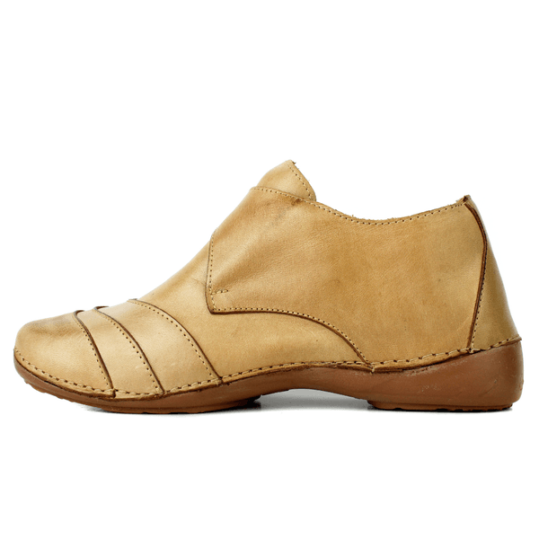 Bota Ortopédica Feminina em Couro Legítimo com Palmilha Gel - Caramelo - Sola Castanho (AL041) 