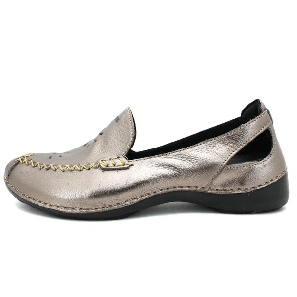 Mocassim Feminino em Couro Legítimo e Palmilha Gel... - Drilean
