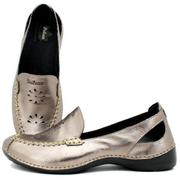 Mocassim Feminino em Couro Legítimo e Palmilha Gel... - Drilean