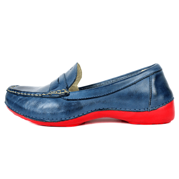 Mocassim Feminino em Couro Legítimo e Palmilha Gel... - Drilean