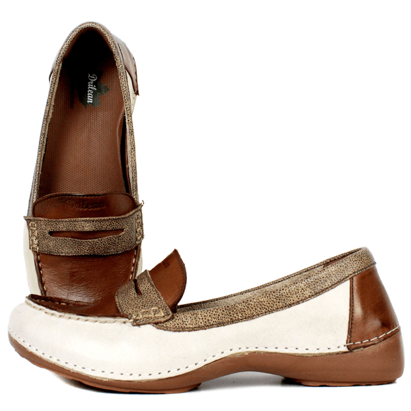 Mocassim Feminino em Couro Legítimo e Palmilha Gel... - Drilean