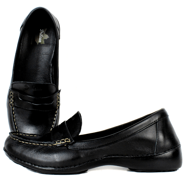 Mocassim Feminino em Couro Legítimo e Palmilha Gel... - Drilean
