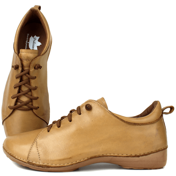 Tênis Alívio Feminino em Couro Legítimo e Palmilha... - Drilean