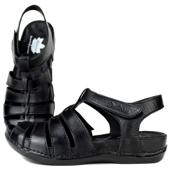 Sandália Bem-Estar Ortopédica em Couro Legítimo - ... - Drilean