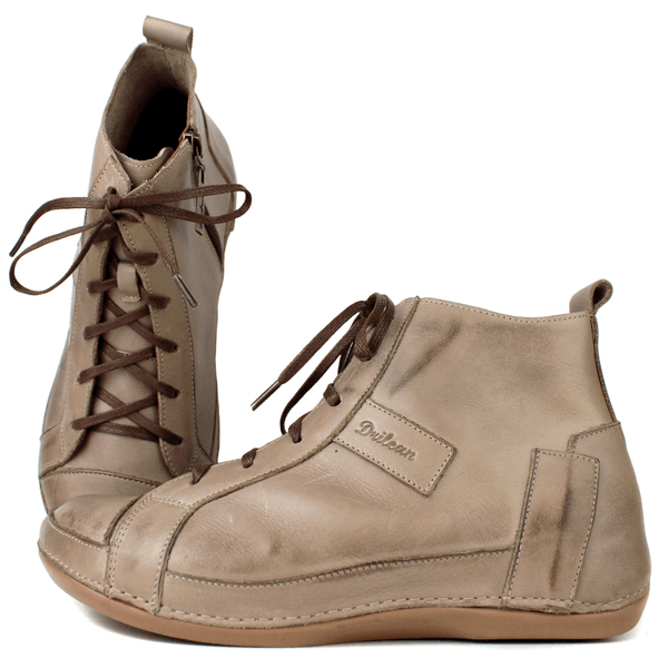 Bota Ortopédica Feminina em Couro Legítimo com Pal... - Drilean