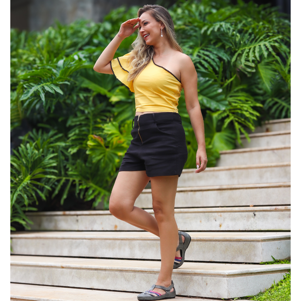 Sapatilha Bem-Estar Ortopédica em Couro Legítimo - Grafite/Violeta/Royal/Off White/Preto - Sola Preta (BE042) 40 OUTLET