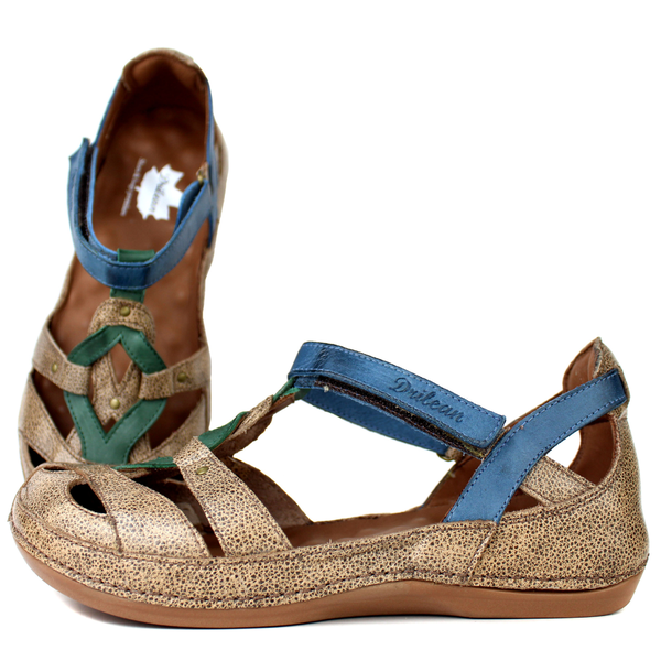 Sapatilha Bem-Estar Ortopédica em Couro Legítimo -... - Drilean