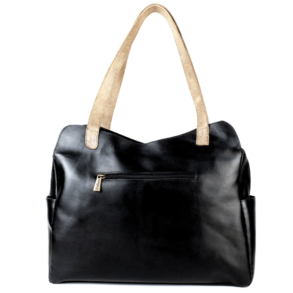 BOLSA GATO PREGUIÇOSO PRETO/BICOLOR FENDI 100% COURO LEGÍTIMO (BG011)