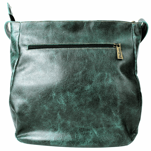 Bolsa 100% em couro legítimo - BIC VERDE/ABOBORA/ONIX/BIC AZUL/OFF/VERMELHO (BM008)