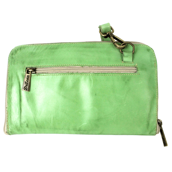 Bolsa 100% em couro legítimo - PISTACHE/CARAMELO/OFF/ROSE/PRETO (BP016)