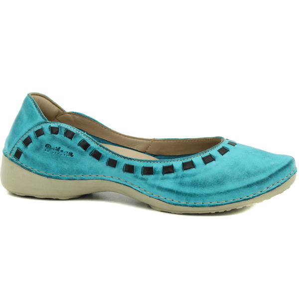 Sapatilha Feminina em Couro Legítimo e Palmilha Gel - Oceano - Preto - Sola Off - 36 (AL017) OUTLET