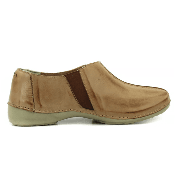 Tênis Feminino em Couro Legítimo com Palmilha Gel - Caramelo - 33 - 36 (AL026) OUTLET