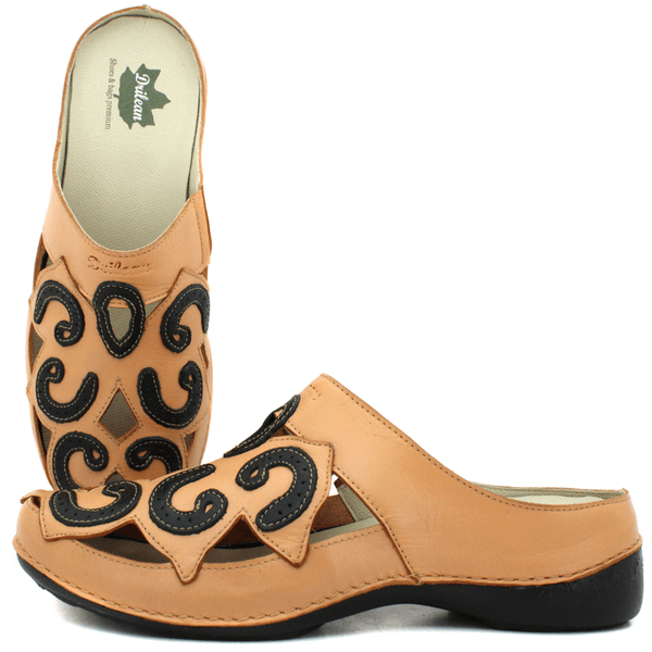 Mule Ortopédico Feminino Couro Legitimo com Palmil... - Drilean