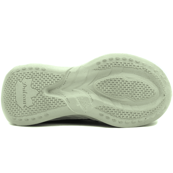 Tênis Feminino em Couro Legítimo com Palmilha em Gel - Off - Oceano - Sola Off (CAF002)
