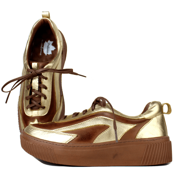 Tênis Feminino em Couro Legítimo com Palmilha em G... - Drilean