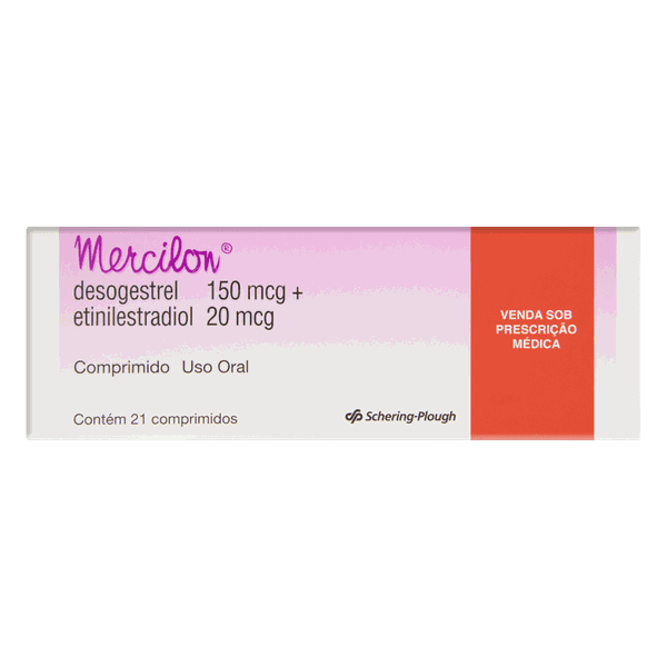 Mercilon Desogestrel 150mcg + Etinilestradiol 20mcg 21 comprimidos