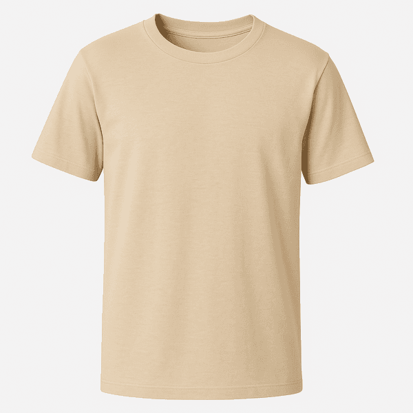Camiseta Básica Masculina Bege