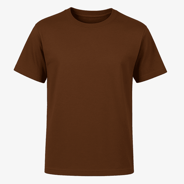 Camiseta Básica Masculina Marrom