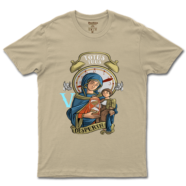 Camiseta De Algodão Masculino E Feminino Religiosa Católica Maria Totus Tuus