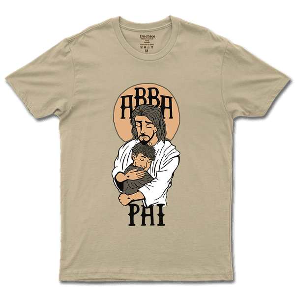 Camiseta De Algodão Masculino E Feminino Cristã Religiosa Abba Pai