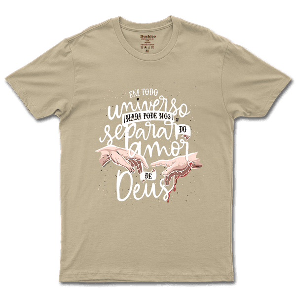 Camiseta De Algodão Masculino E Feminino Cristã Religiosa Amor De Deus