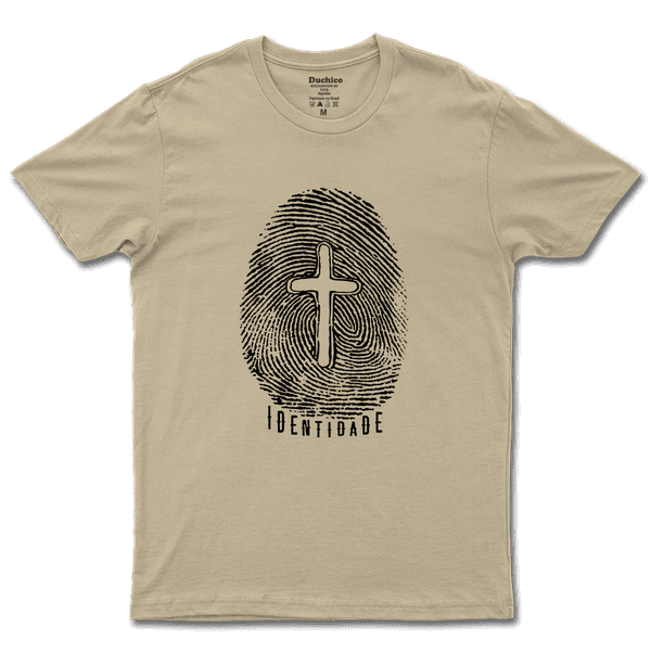Camiseta De Algodão Masculino E Feminino Cristã Religiosa Identidade