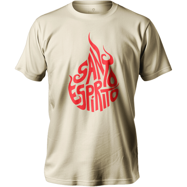 Camiseta 100% Algodão Masculino E Feminino Cristã Religiosa Santo Espirito