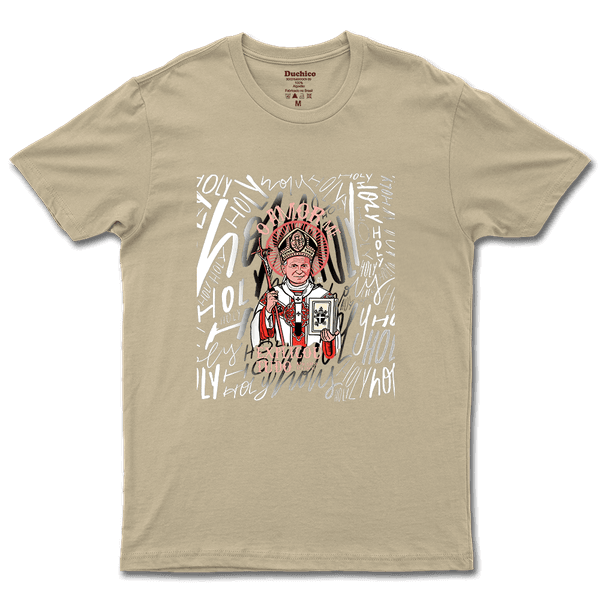 Camiseta De Algodão Masculino E Feminino Católica São João Paulo II Holly
