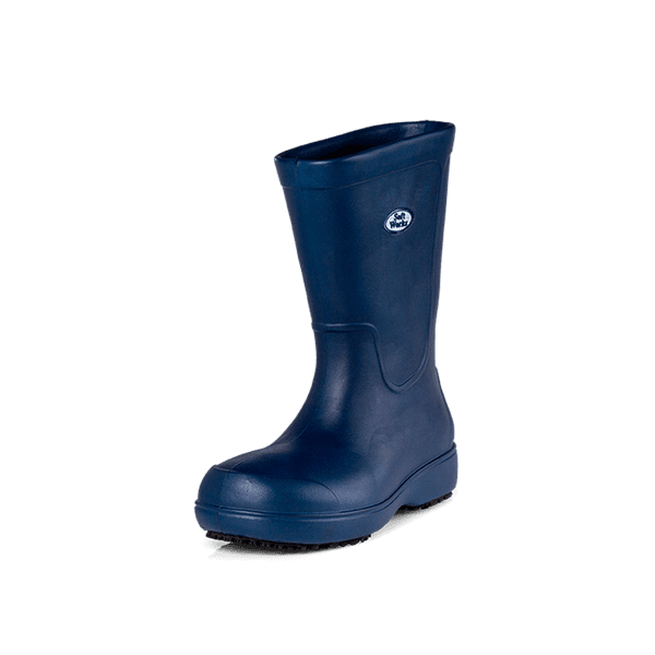 Bota Cano Longo Com Biqueira BB86 Azul Marinho Soft Works