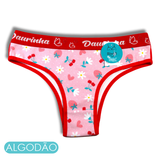 Calcinha Adulto Cós Personalizado