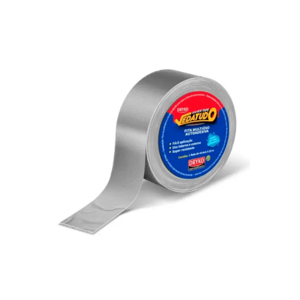 Fita Adesiva Silver Tape Vedatudo - DRYKO