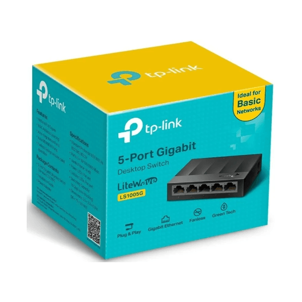 Switch 5 portas 10/100/1000mbps TP-LINK LS1005G