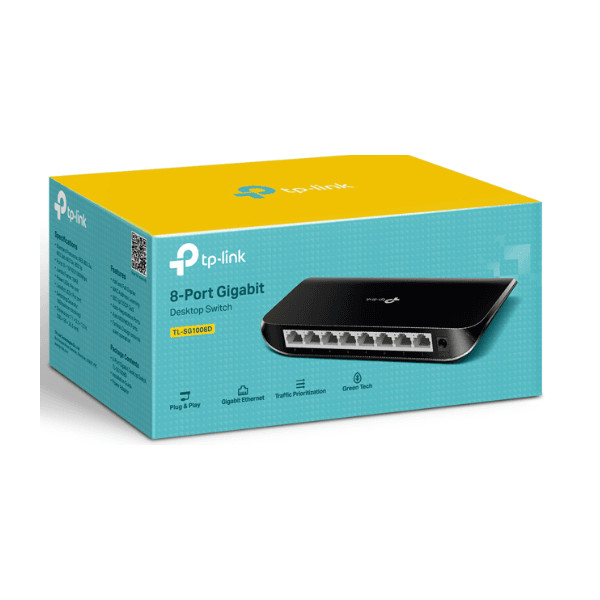 Switch TP LINK 8 portas 10/100/1000Mbps TL-SF1008D