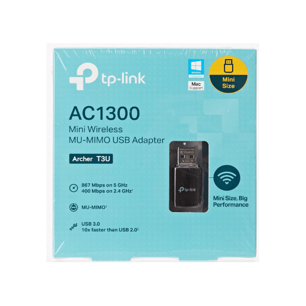 Antena WI-FI USB TP-LINK T3U 867Mbps Dual Band